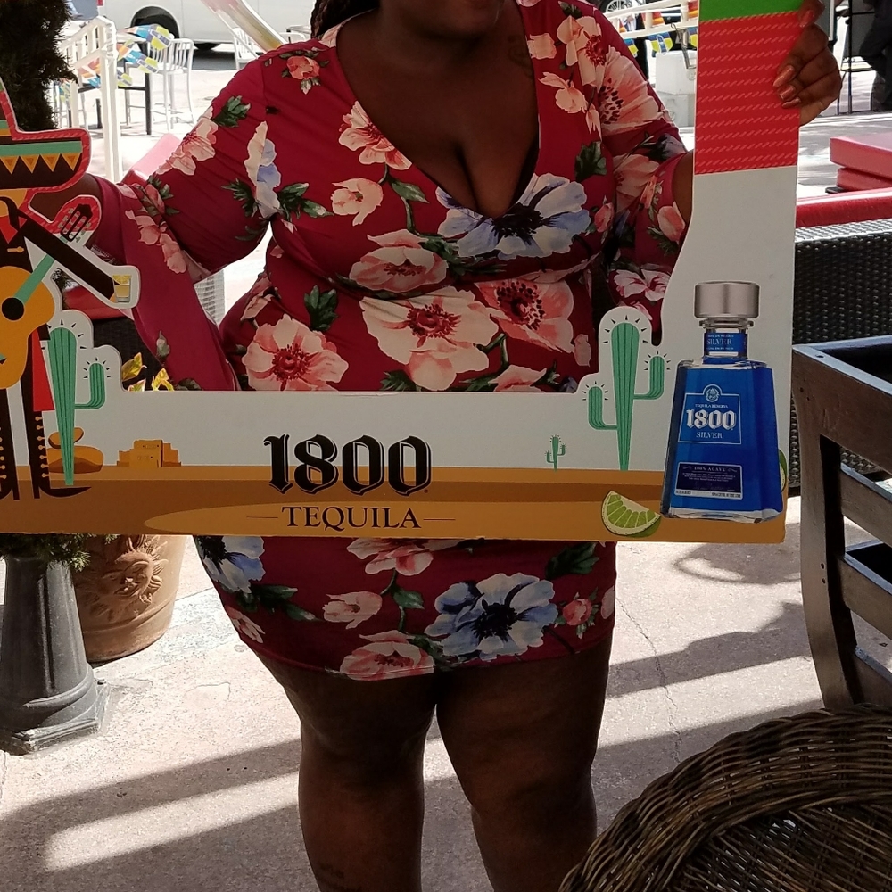 Forever21 Bell Sleeve Floral Bodycon